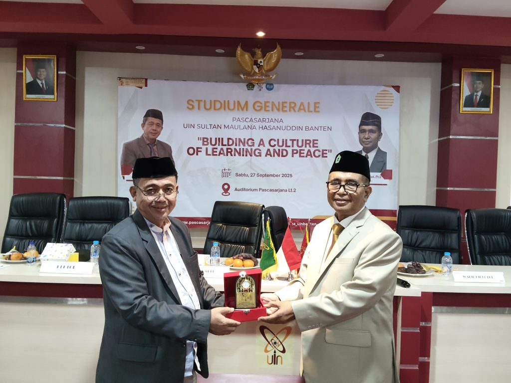 Bangun Kultur Damai di Ruang Akademik: Prof. Abdurahman Mas’ud, Ph.D Minta UIN Banten Jadi Pusat Harmonisasi