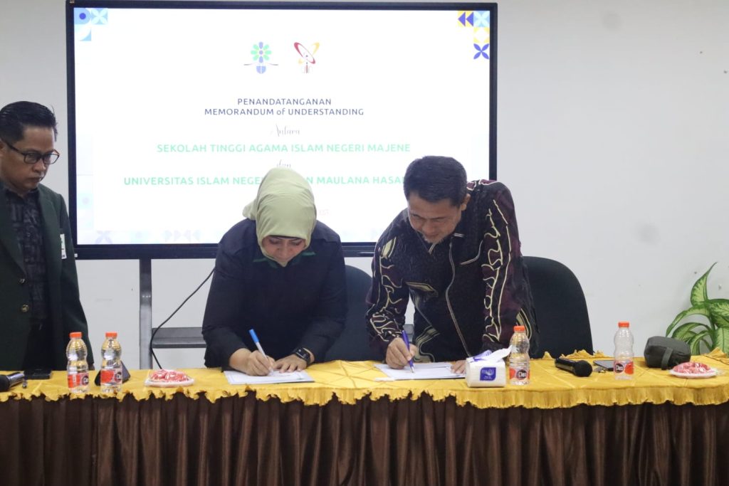 UIN Sultan Maulana Hasanuddin Banten Jalin Kerja Sama dengan STAIN Majene dalam Bidang Pendidikan, Penelitian, dan Pengabdian Masyarakat