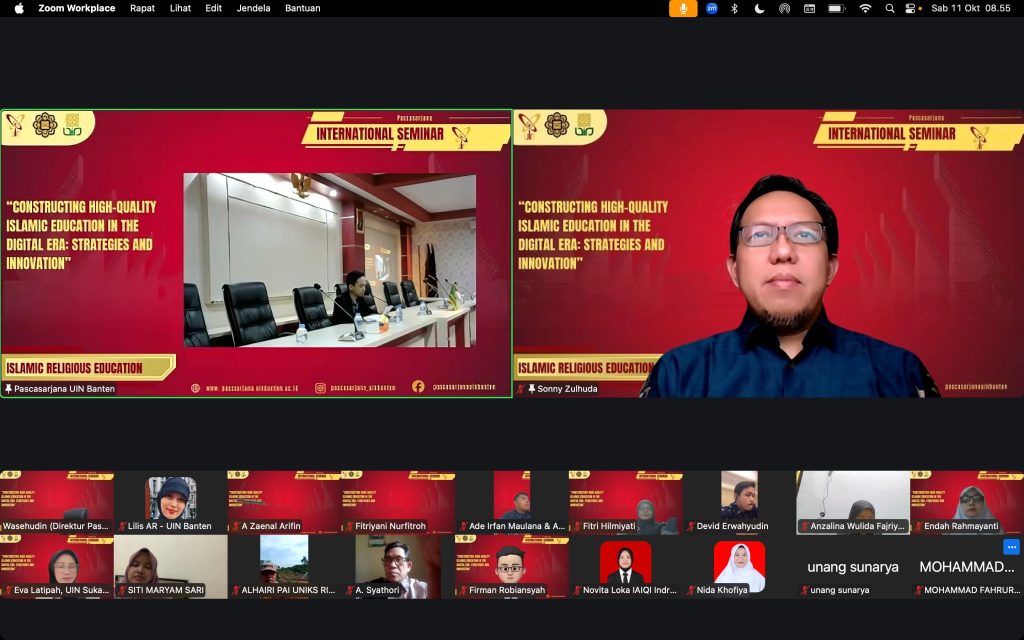 Seminar Internasional: “Constructing High Quality Islamic Education in the Digital Era — Strategies and Innovation”