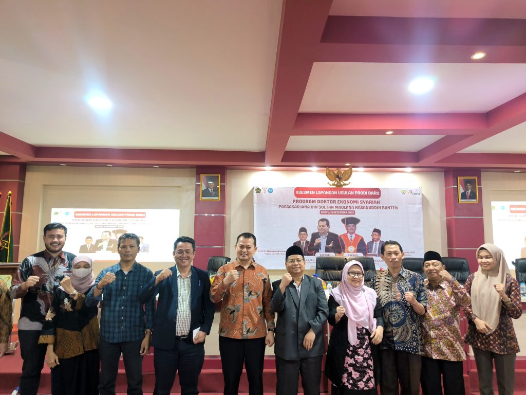 Asesmen Lapangan Digelar, Pascasarjana UIN SMH Banten Mantapkan Usulan S3 Ekonomi Syariah Asesmen Lapangan Digelar, Pascasarjana UIN SMH Banten Mantapkan Usulan S3 Ekonomi Syariah