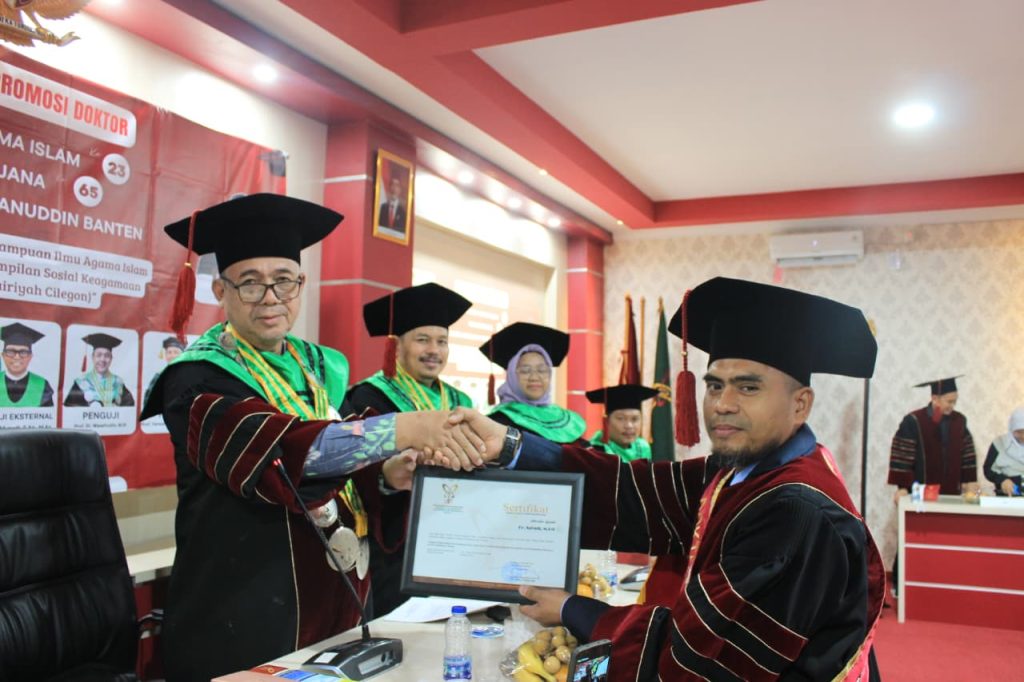 Sayuti Raih Gelar Doktor PAI ke-23, Ungkap Peran Kepribadian dalam Keterampilan Sosial Keagamaan